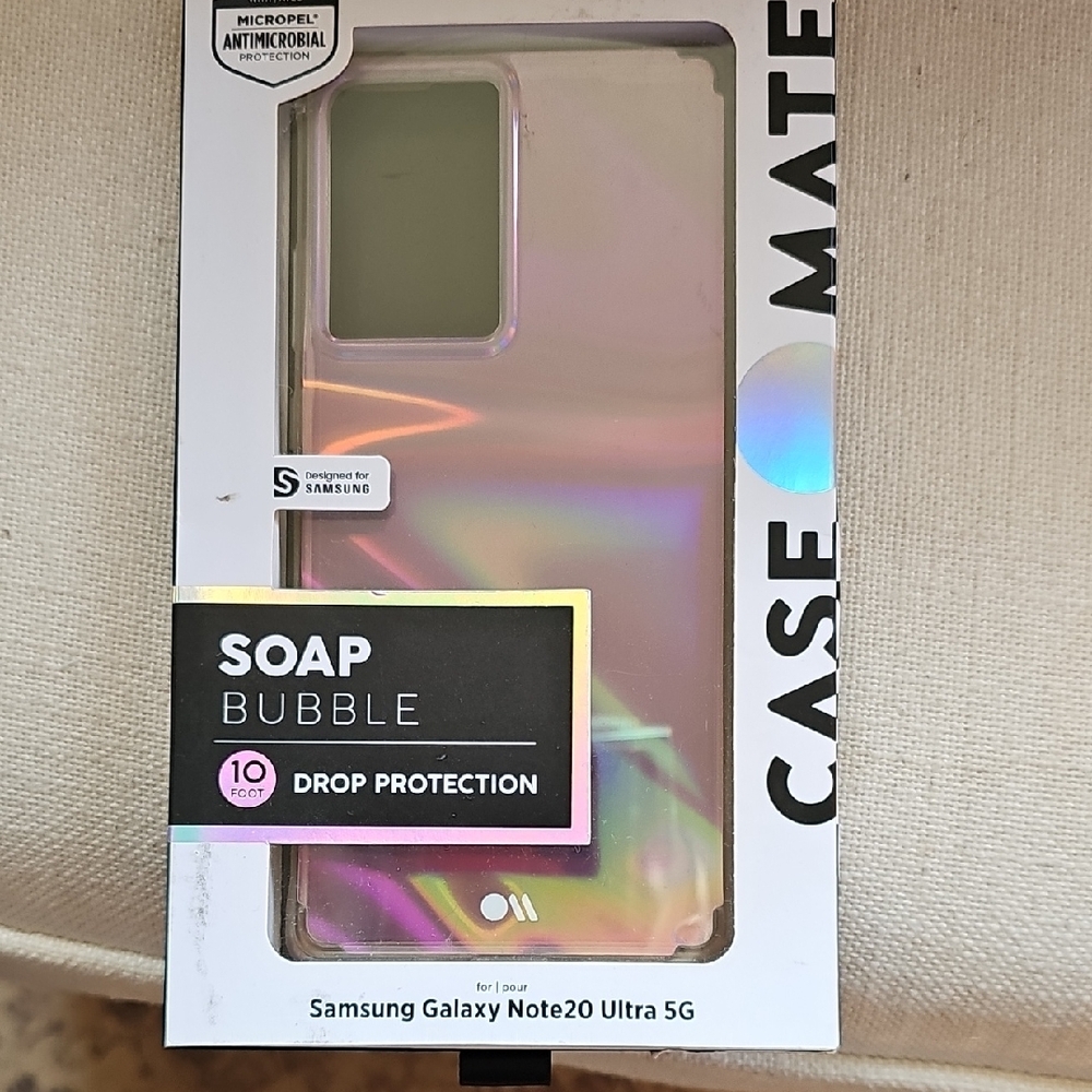 case-mate Soap Bubble Iridescent Phone Case — Pink/Gold/Green Hues